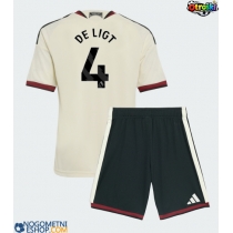 Otroški Nogometni dresi Manchester United Matthijs de Ligt #4 Tretji 2026-27 Kratek Rokav (+ Kratke hlače)